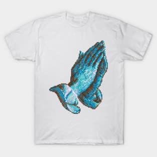 Praying 16bit - Pixel Art Tui15 T-Shirt